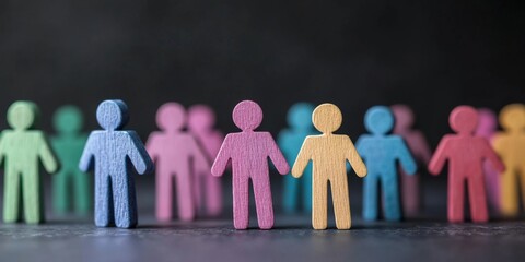 Conceptual artwork exploring the theme of intersectionality in society.