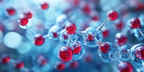 Detailed 3D visualization of the electrolysis process in a chemical cell.