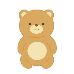 クマのぬいぐるみのイラスト