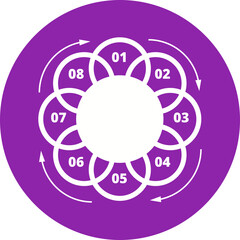 Obraz premium Business infographics icons with different diagram vector illustration. Abstract data visualization, marketing charts and graphs. Business statistics, planning and analytics, forecasting growth rates