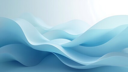 Obraz premium Blue white pastel gradient background smooth light blue abstract grainy poster banner backdrop