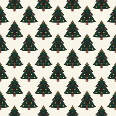 Fototapeta premium christmas tree pattern