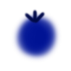 blurred blueberry illustrations