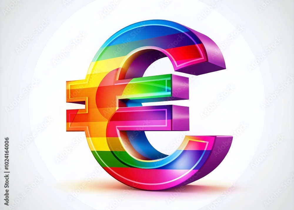 Poster vector currency symbol with space for custom text - ideal for financial designs and creative project