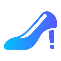 high heels Gradient icon