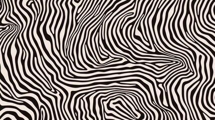 Generative AI, Abstract Zebra: The Beauty of Organic Patterns