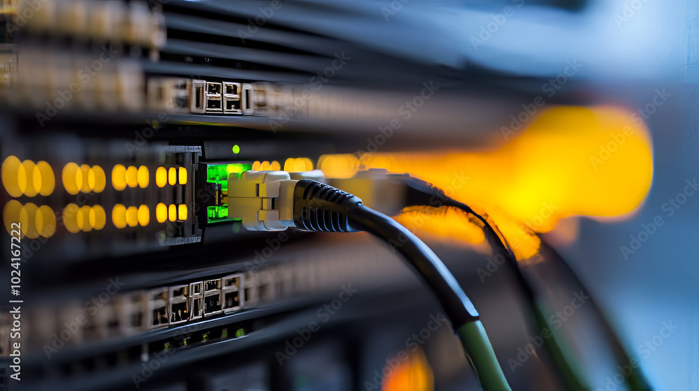 Poster protecting your home network and computers means using secure technology. this ensures your devices 
