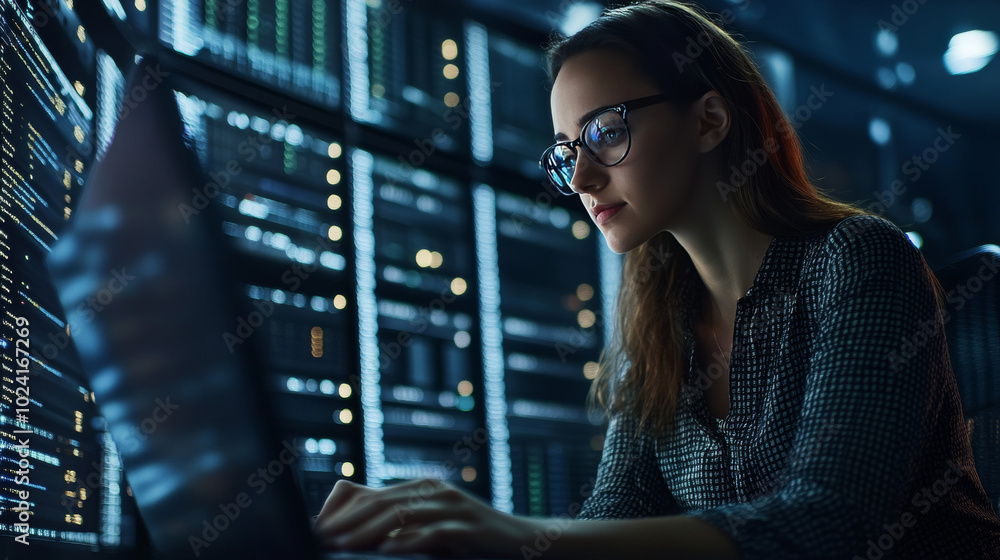 Poster protecting your home network and computers means using secure technology. this ensures your devices 