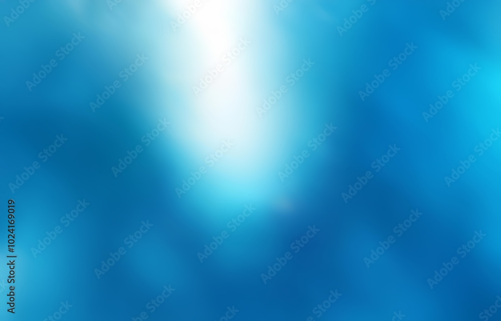 Aufkleber abstract blue gradient background with a white light source at the top center.