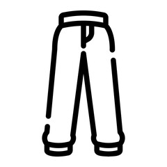 jogger pants Line Icon