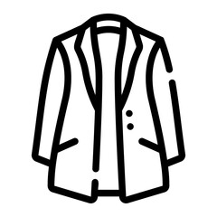 trench coat Line Icon