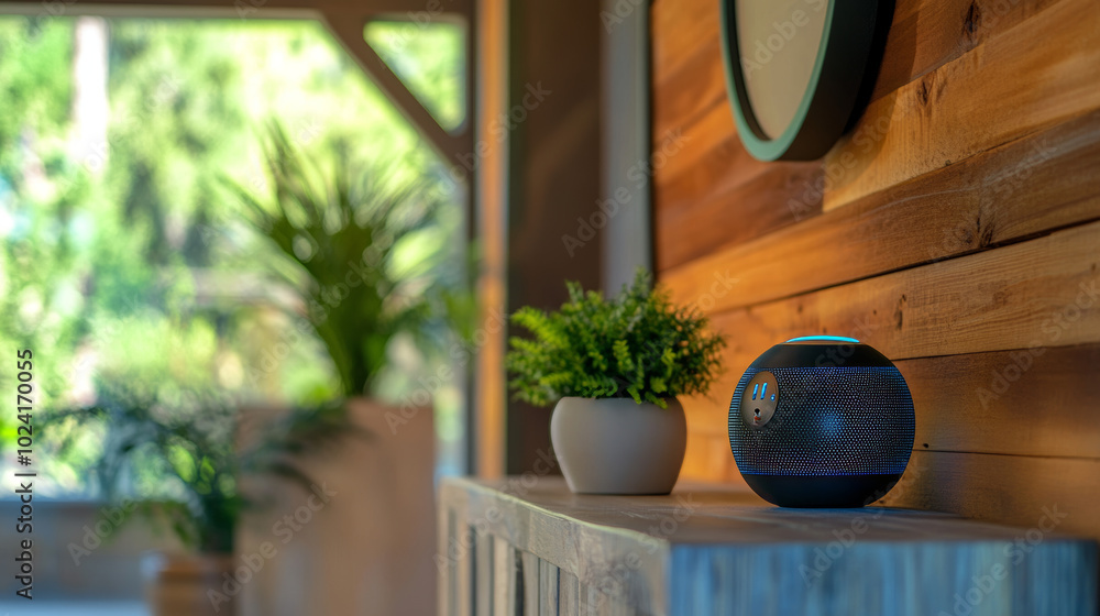 Poster a smart home lets you control your appliances and security system from your phone. it uses internet-