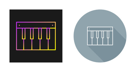 Piano Vector Icon