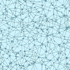 Obraz premium seamless pattern of interconnected nodes and lines representing a network