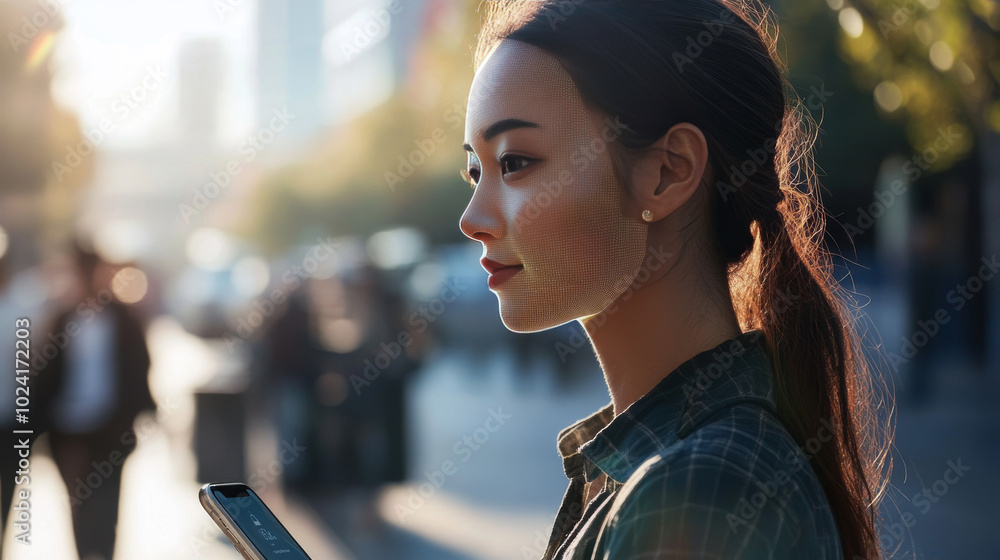 Poster face id uses a 3d scan of your face to recognize you. it's like a digital fingerprint on your smartp