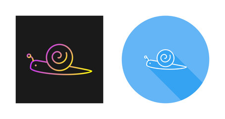 Fototapeta premium Snail Vector Icon