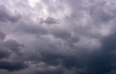 Dark sky with stormy clouds. Dramatic sky rain,Dark clouds before a thunder-storm.