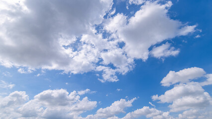 clear blue sky background,clouds with background, Blue sky background with tiny clouds. White fluffy clouds in the blue sky. 