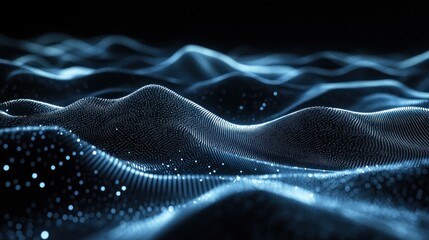 Abstract Monochromatic Waves with Sparkling Particles