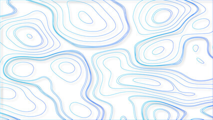 Landscape background above view topographic map line pattern vector.  Dense lines abstract topographic background. 