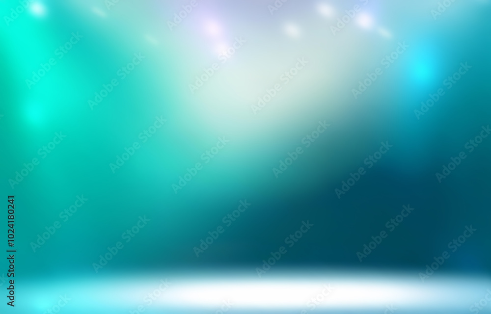 Poster a smooth gradient background with dark teal transitioning to bright white.