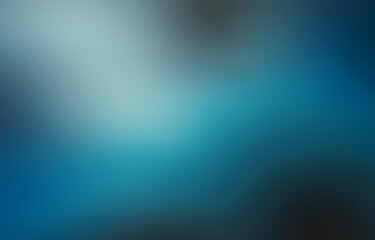 An abstract design with blurred lines and a gradient of blue, teal, and white.