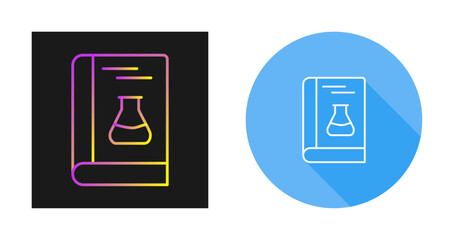 Chemistry Book Vector Icon