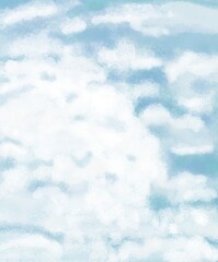 blue sky and clouds background 