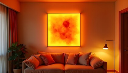 living room with sofa