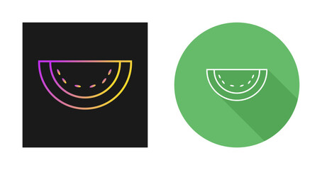 Melon Vector Icon