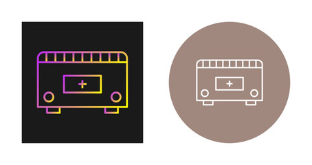 Convection Heater Vector Icon