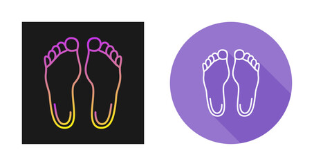 Feet Vector Icon