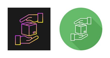 Receive Package Vector Icon