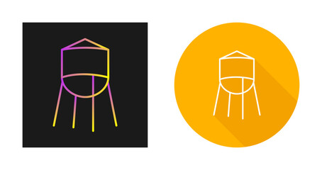 Water Tower Vector Icon