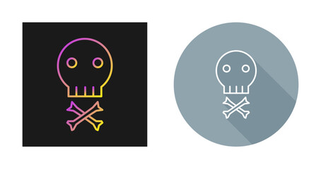 Fototapeta premium Pirate Sign Vector Icon
