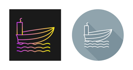 Steamship Vector Icon