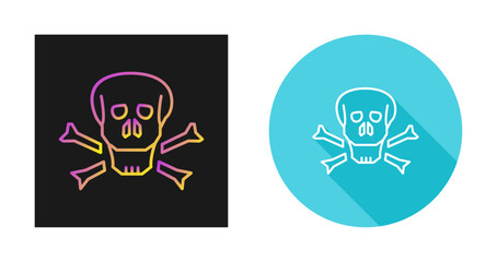 Pirate Skull Vector Icon