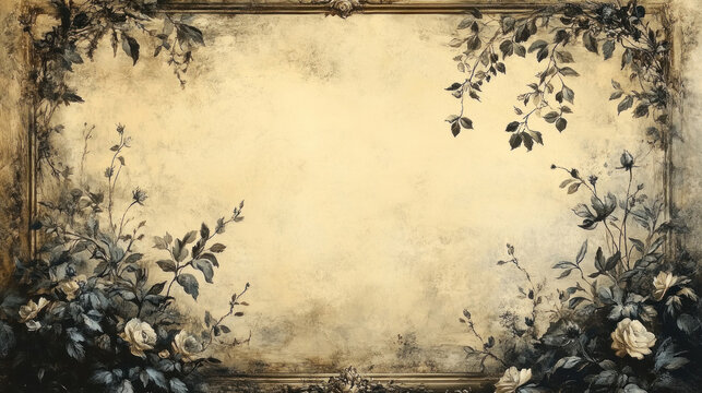 A vintage-style funeral flyer design with a sepia tone, featuring elegant borders and ornate typography for a classic, timeless memorial service announcement - Powered by Adobe