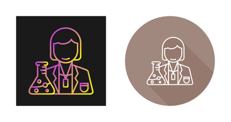 Scientist Vector Icon