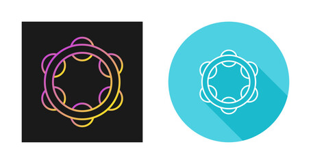 Tambourine Vector Icon