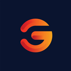 Initial Letter G Logo.