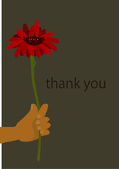 thank you flower