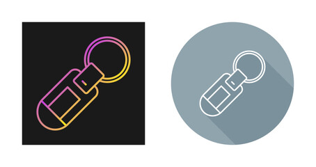 Keychain Vector Icon