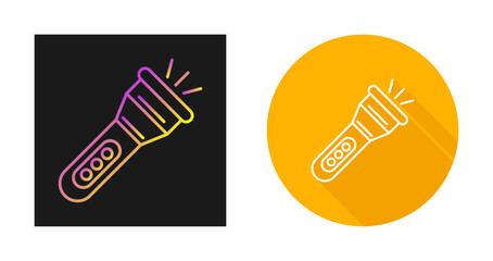 Flashlight Vector Icon