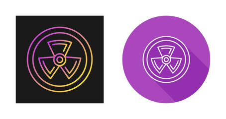 Radiation Vector Icon