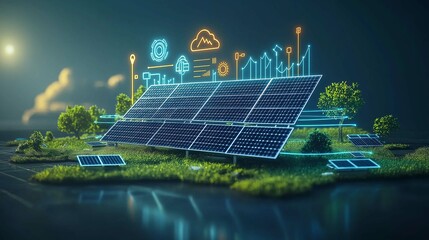 Benefits of Solar Energy Infographic Design