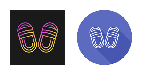 Slippers Vector Icon