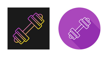 Dumbbell Vector Icon