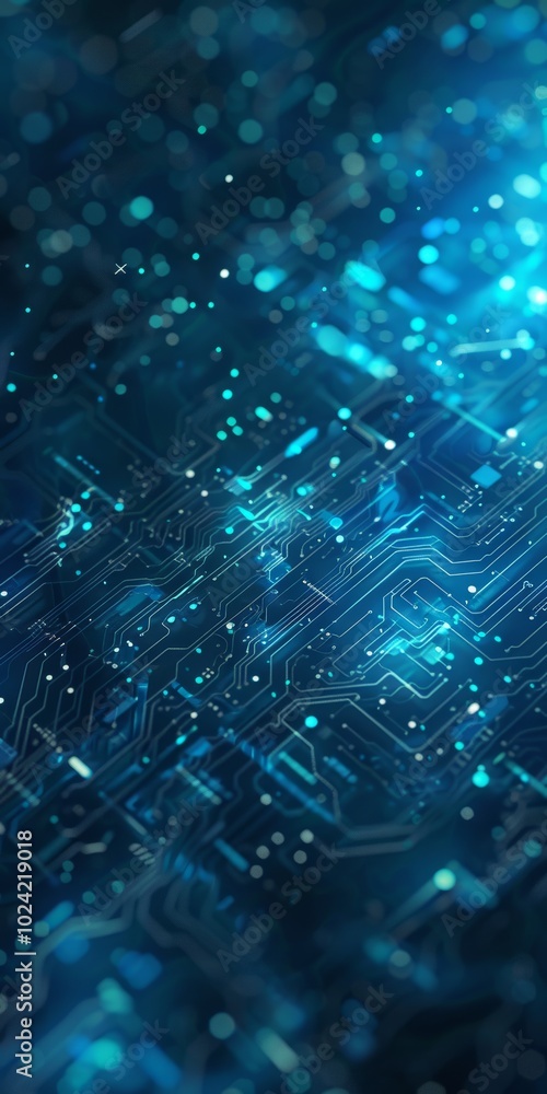 Poster background with space for cybersecurity design.