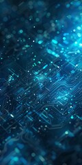 Obraz premium Background with space for cybersecurity design.